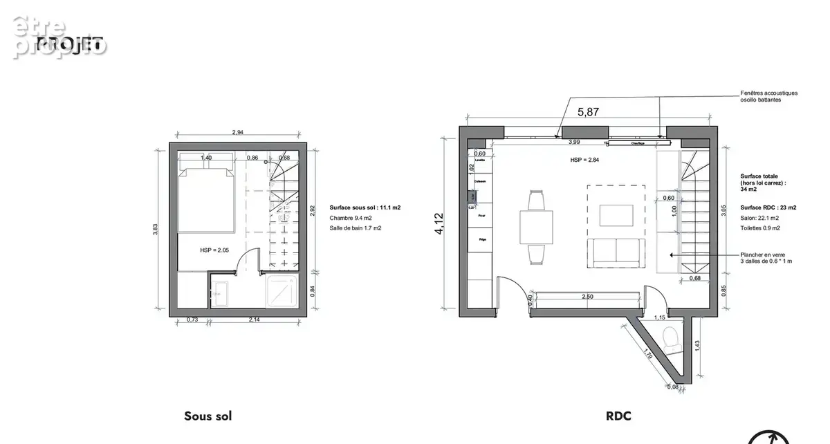 Maison Blanche - 2 pièces de 31 m² - photo 5