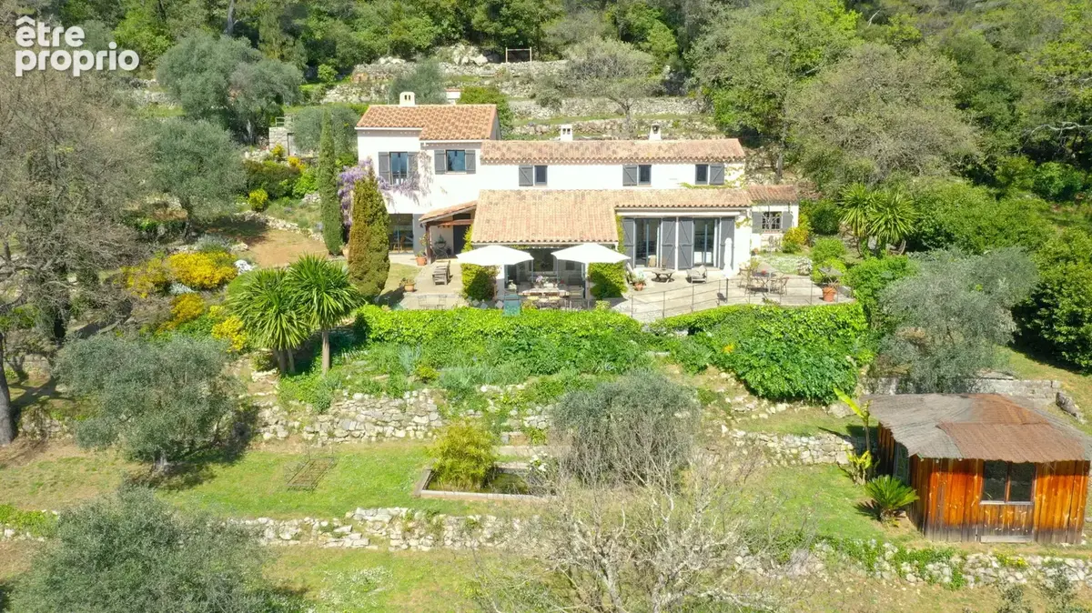 Villa Grasse 10 pièces 240 m² en 2 habitations sur oliveraie de 5147 m²  vue mer - photo 3