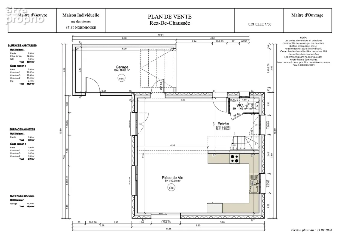 Maison Nordhouse 4 pièce(s) 101 m2 - photo 8