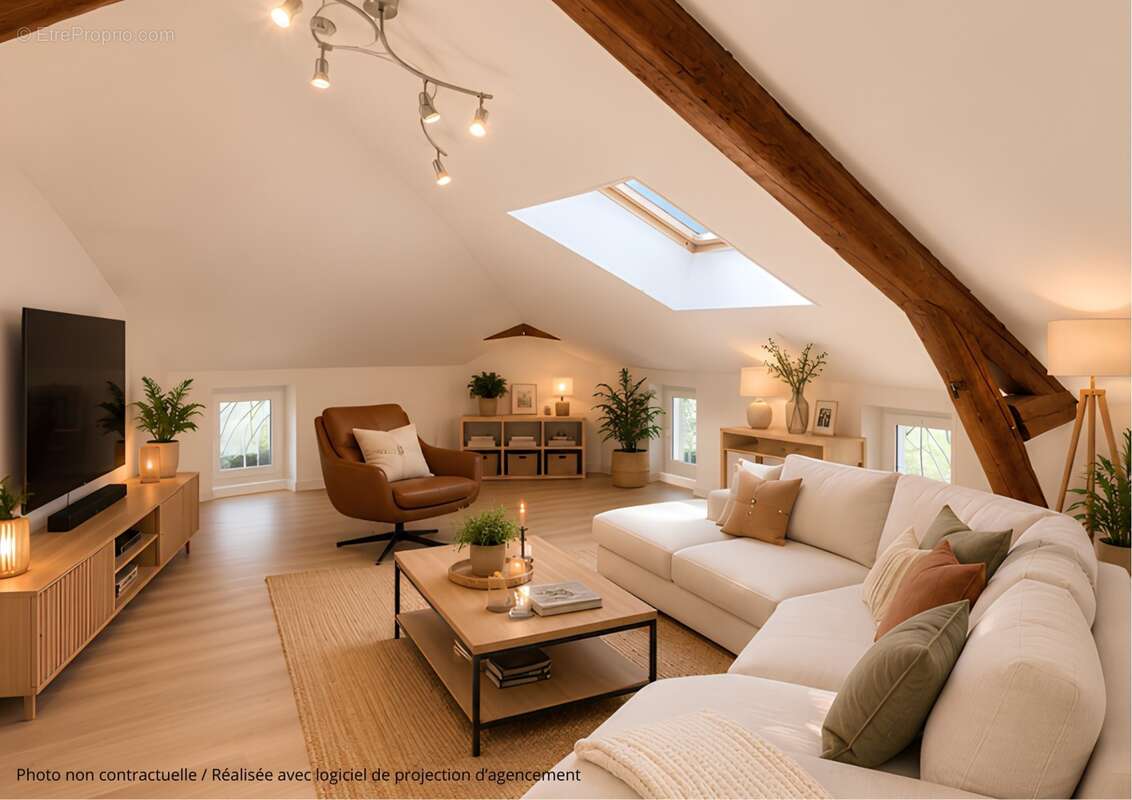 Appartement type LOFT - 113 m2 - Centre ville au calme - photo 3