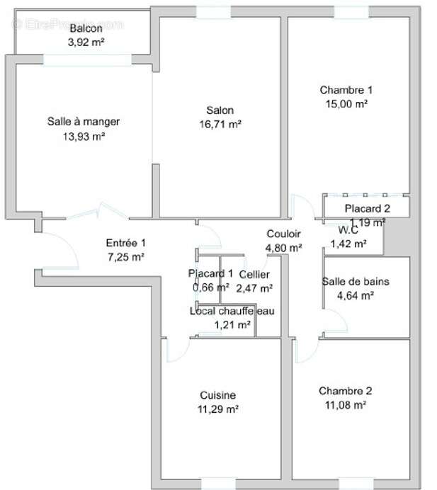 Appartement à FONTAINE-LES-DIJON