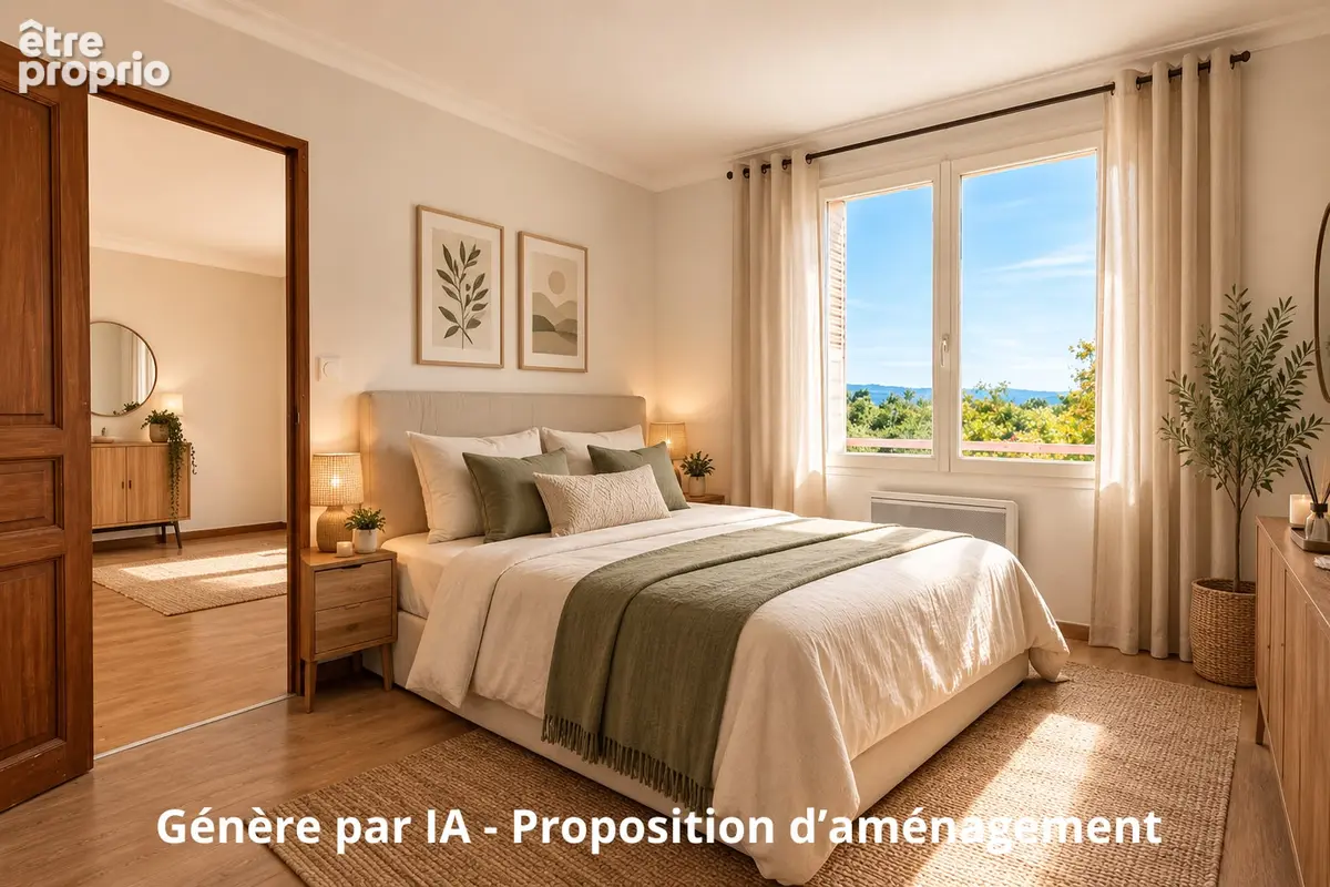 Aix - t2  de 44m2 - lumineux, calme et vue degagee - photo 4