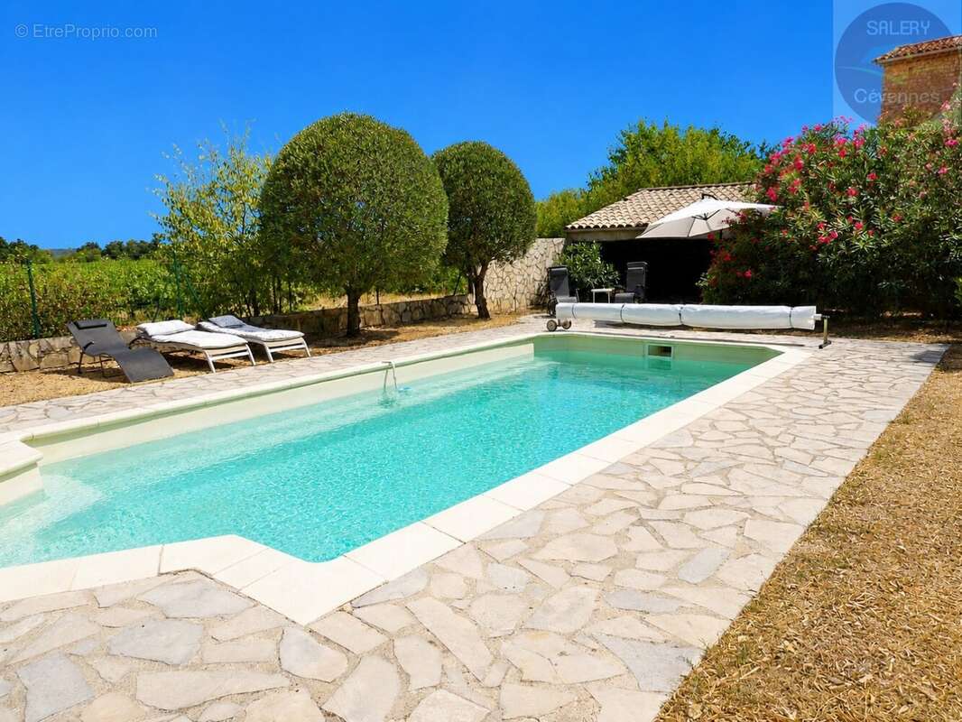 Batisse en pierre avec 5 chambres et une piscine - photo 3