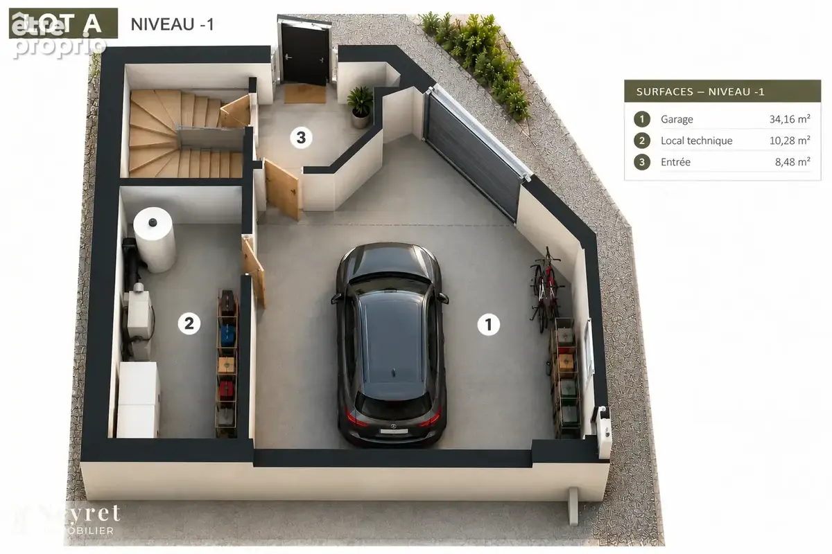 Lentilly   maison neuve à terminer   3 chambres   garage   frais de notaire réduits - photo 5