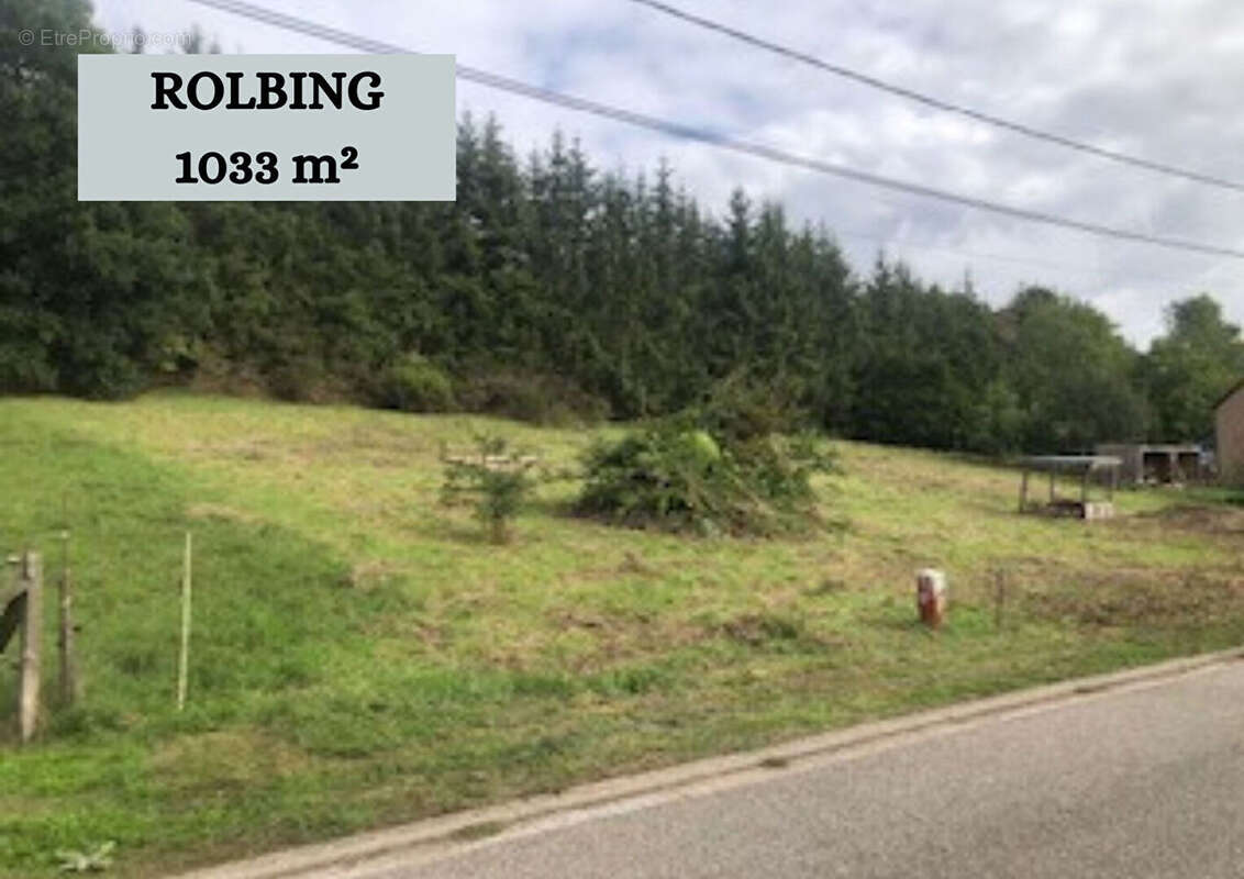 Terrain à ROHRBACH-LES-BITCHE