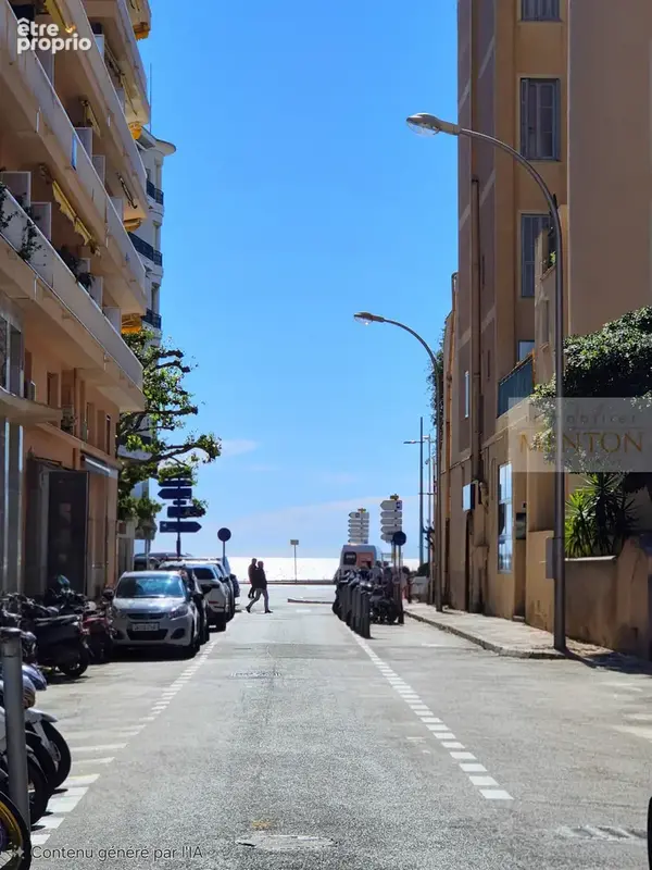 menton coeur centre ville , dans hotel particulier, appartement villa, 38 m2 terrasse - photo 3