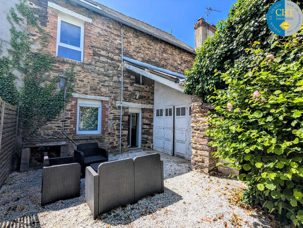 Exclusivité : belle maison de bourg rénovée (dpe b)   saint-malo-de-beignon (56380) avec cht immobilier - photo 24