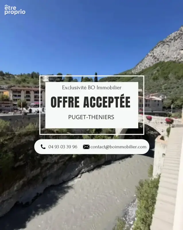 Appartement à ENTREVAUX