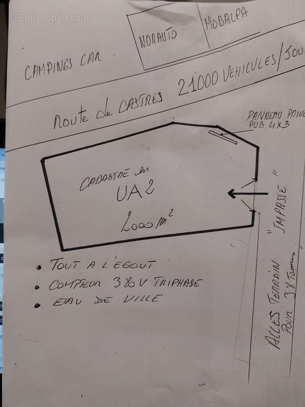 Terrain à PUYGOUZON