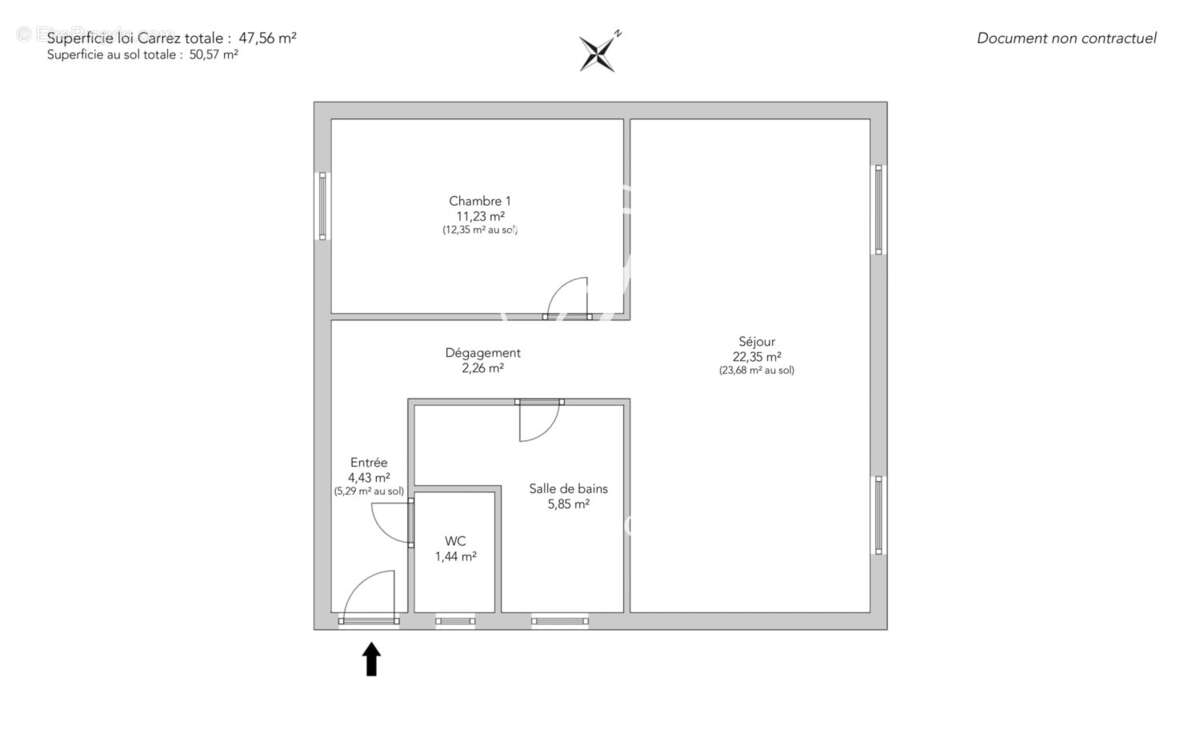 Appartement à PARIS-18E
