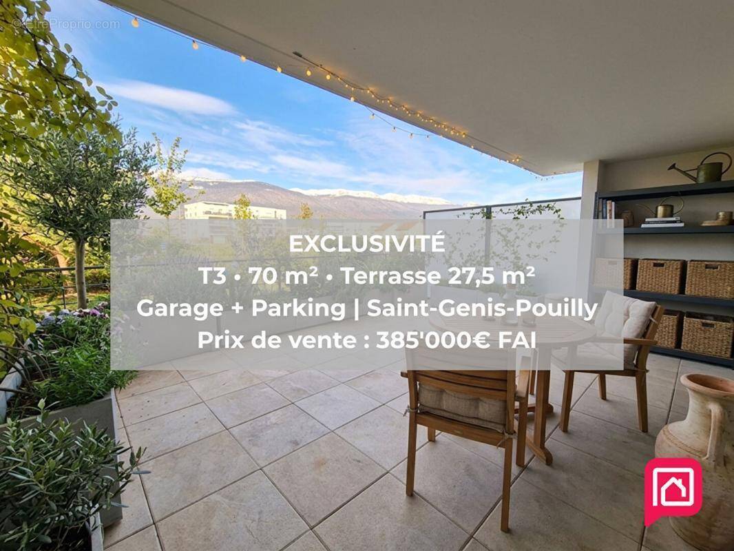 Appartement à SAINT-GENIS-POUILLY