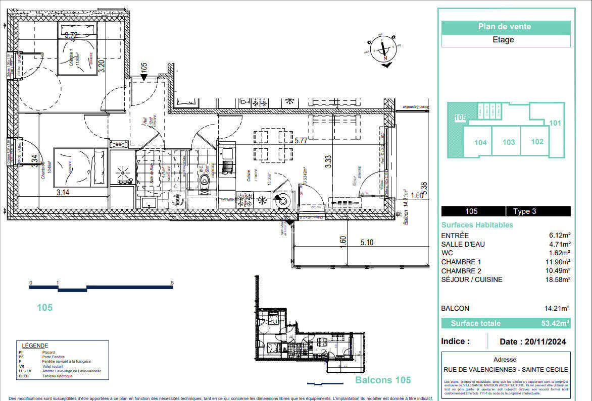 Appartement à CAMIERS