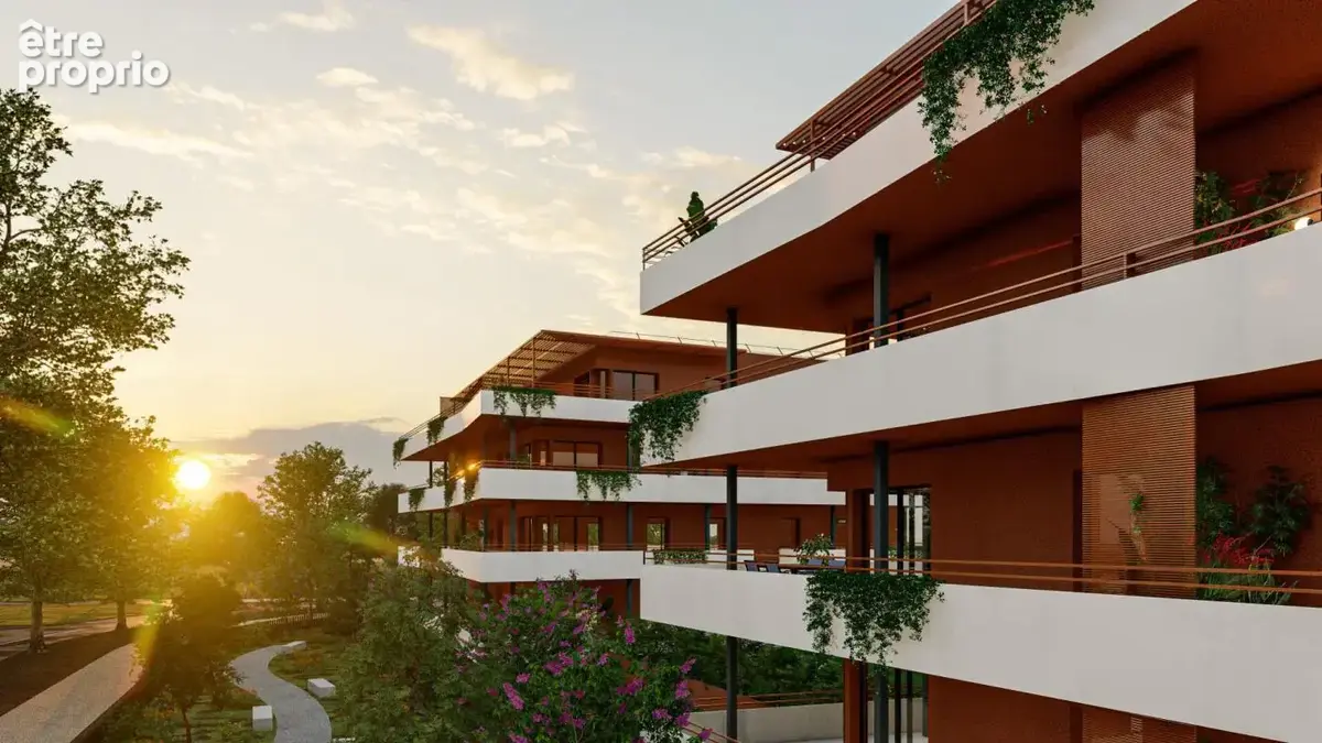 CERET "TOIT TERRASSE 4 pièces de 100m2 avec terrasse, garage double, parking et cave - photo 4
