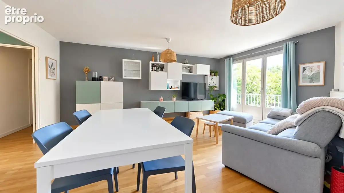 Beaujoire type 5 102 m² - 4 chambres - 2 balcons - box - cave - photo 4