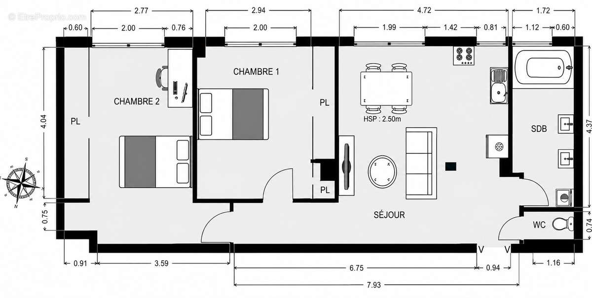 Sainte-marguerite / calme et lumineux / plan optimal & modulable / ascenseur - photo 13