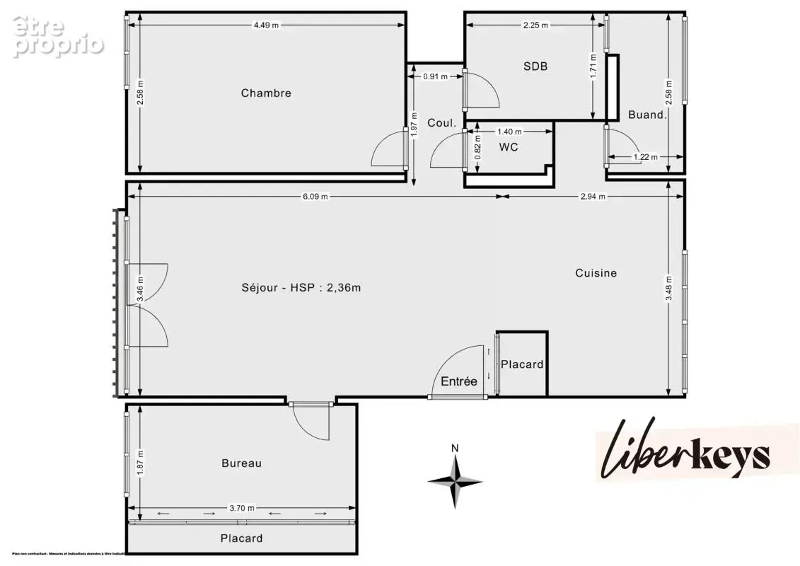 T3 clé en main de 60 m² avec garage, cave et parc privé à BRON - photo 12