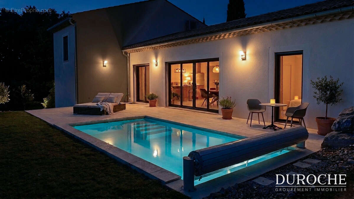 Buis-les-Baronnies, maison récente de plain-pied avec piscine et garage. - photo 16