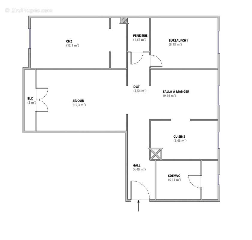 Appartement à MARSEILLE-5E