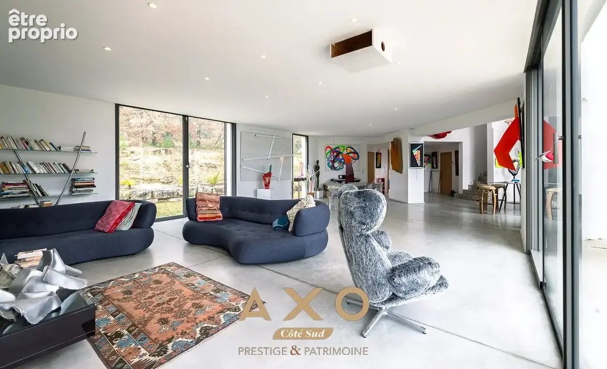 Venelles - villa d architecte  vue luberon  piscine - garage  terrain 3 200 m² - 1 990 000 - photo 5
