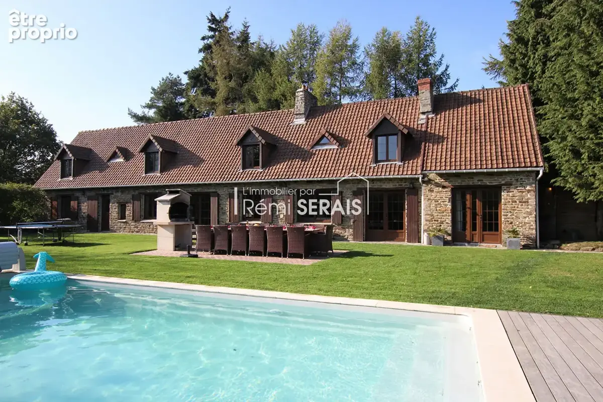 Longère en pierre avec piscine chauffée à Souleuvre-en-Bocage - photo 18