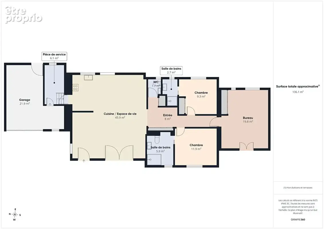 Saint-Laurent-des-Arbres , Villa de plain-pied 136 m² . 3 chambres . Piscine . Garage - photo 23