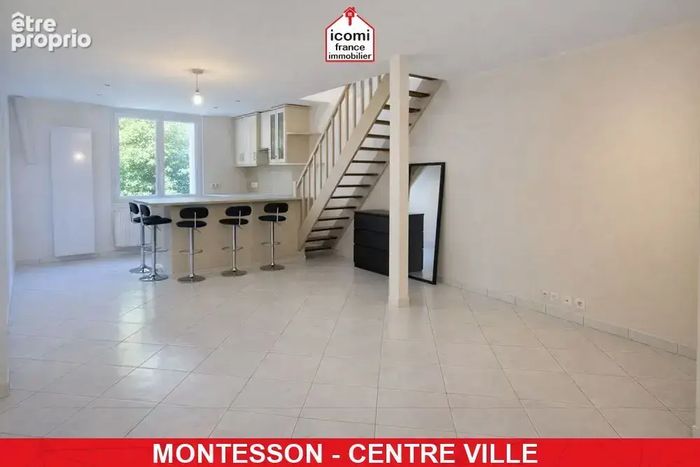 Yvelines - montesson (78360) - a vendre - appartement duplex au 1er et combles de 65 m² - piece de vie de 35m - 1/2 couchages -  - photo 3