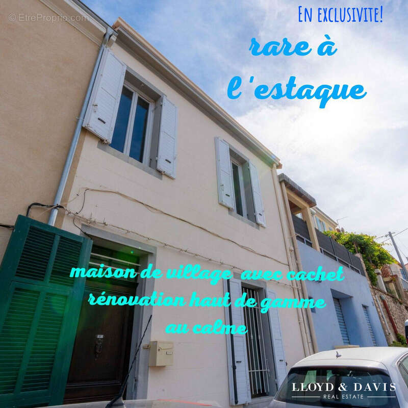 FACADE RENOVEE - Maison à MARSEILLE-16E