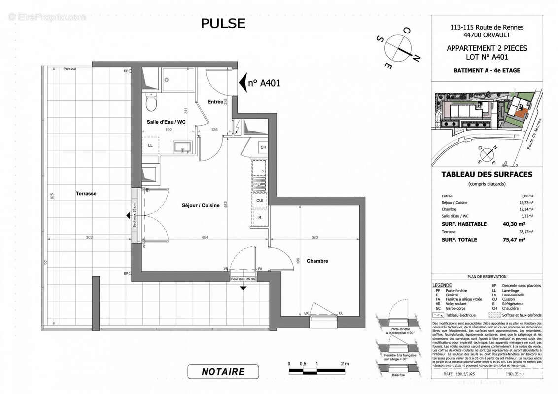 Appartement à ORVAULT