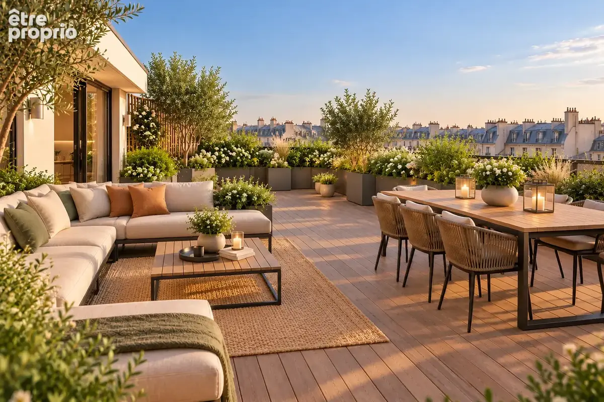 Courbevoie   duplex 4 pièces d’exception de 88 m2    avec toit terrasse privatif-résidence de grand standing - photo 8
