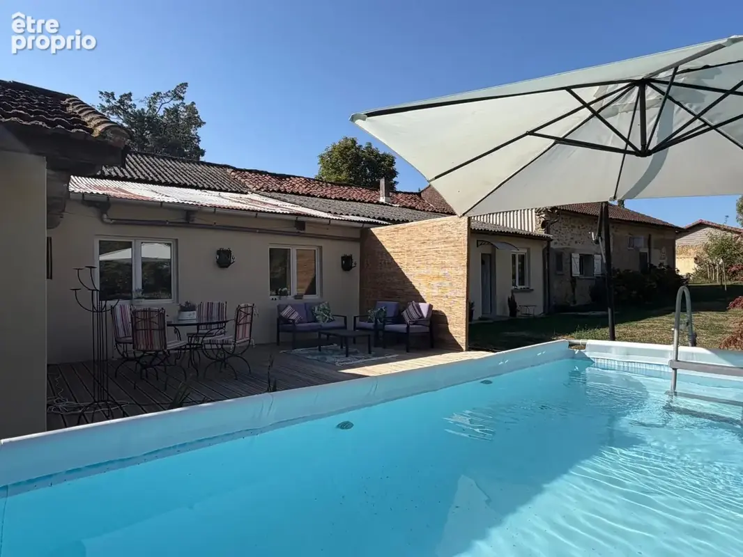 PLAISANCE(32) du Gers: AUTHENTIQUE LONGERE XVIIIs de 240m2, 4chambres, sur jardin paysagé clos de 2.500m2 et piscine hors sol, p - photo 23