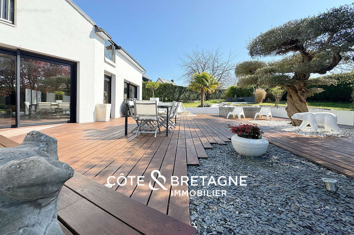 Maison d'architecte avec jardin paysager a tregueux pres de saint-brieuc  réf : 202588 - photo 20