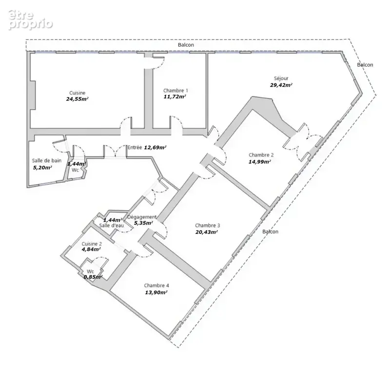 Appartement 146m² - 4 chambres - photo 8