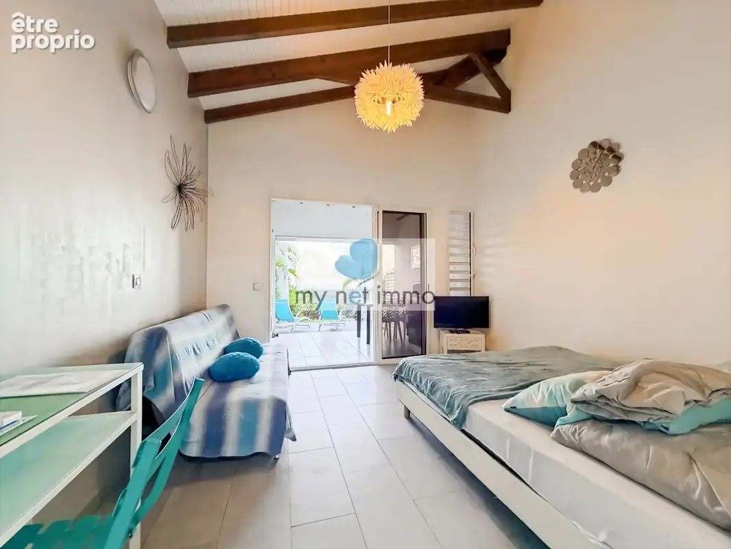 Vue mer, jardin et douceur de vivre - petite copropriété - centre st françois - photo 6