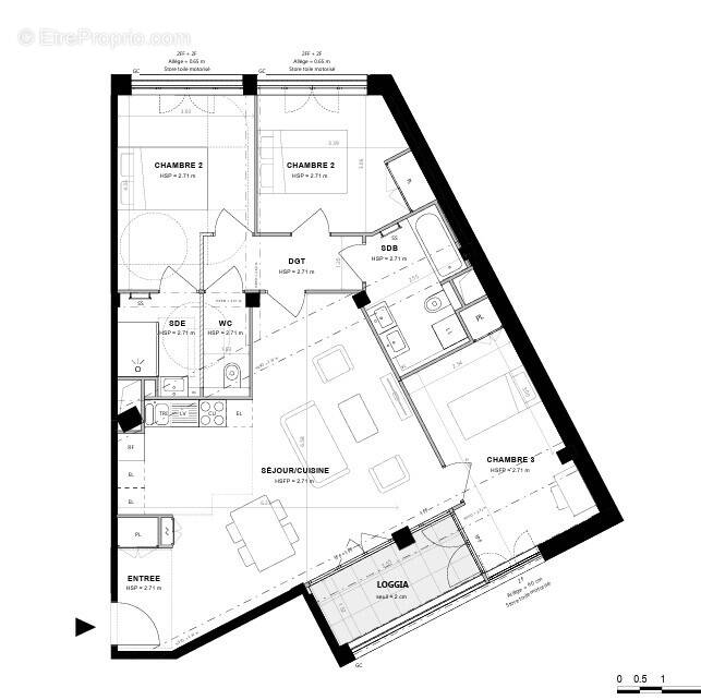 Appartement à PARIS-16E