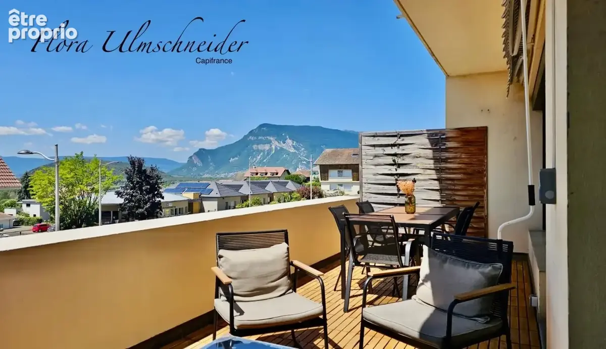 Appartement T4 à vendre à CHINDRIEUX (73) avec terrasse et vue lac du Bourget, cave et place de parking à 25 mns d'Aix-les-Bains - photo 8
