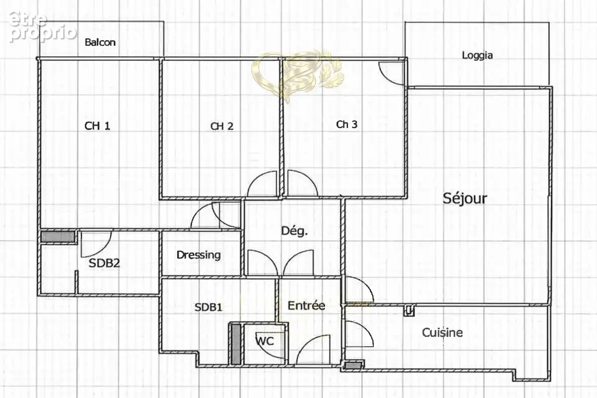 'MARRONNIER MAJESTUEUX' : Appartement en étage élevé de  92m2 - avec extérieurs : loggia et balcon - photo 15