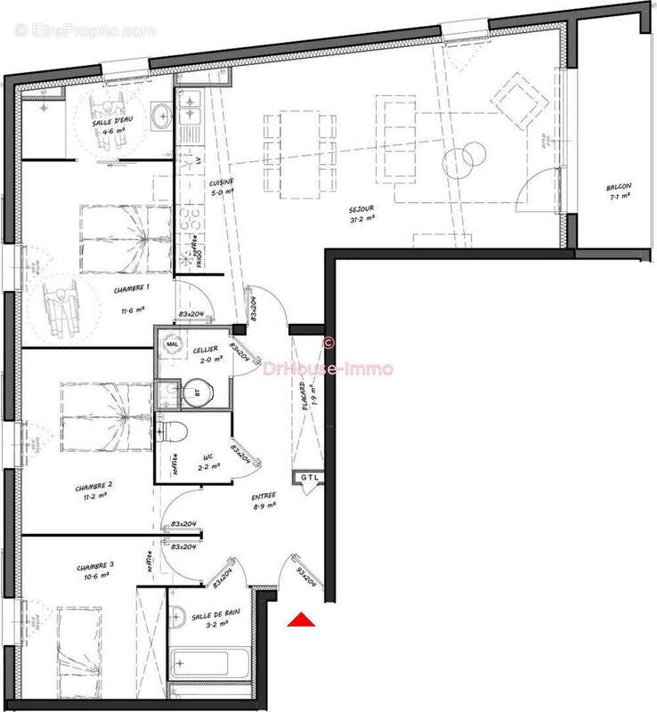 Appartement à MERLIMONT