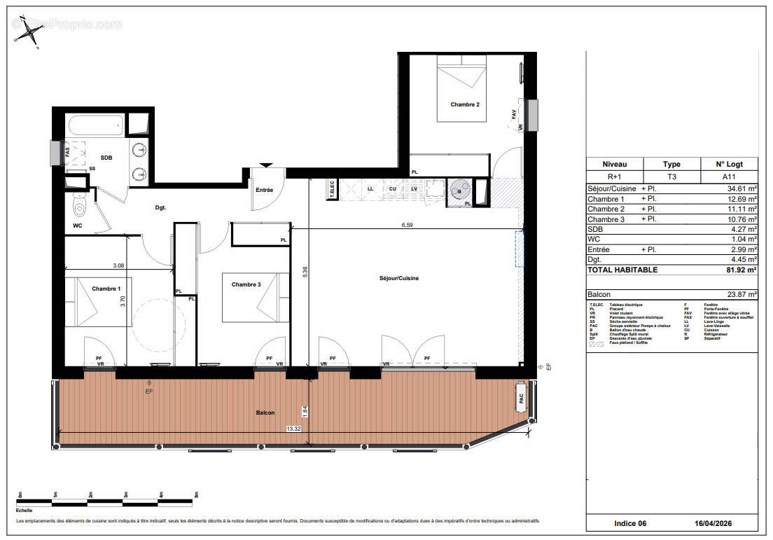 Appartement à TOULOUSE