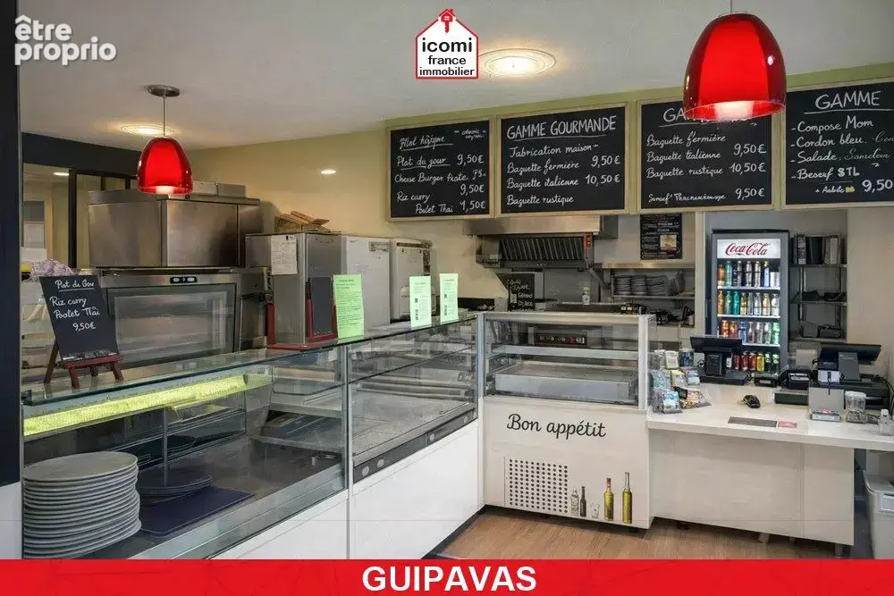 Finistere - guipavas (29490) - a vendre  fonds de commerce - restauration rapide et traiteur - ouvert 5 jours sur 7 - brest metr - photo 6