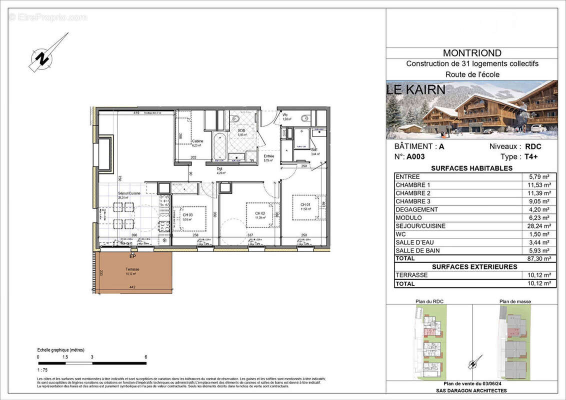 Appartement à MONTRIOND