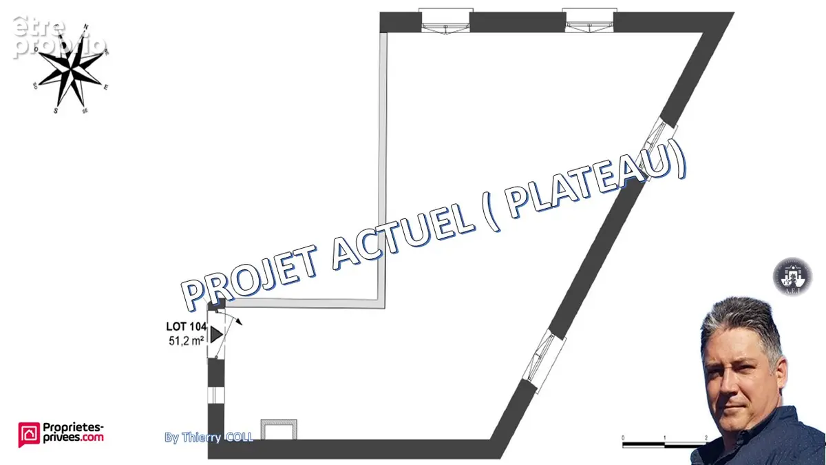 LYON 3 T2 bis de 47.10M² - photo 4