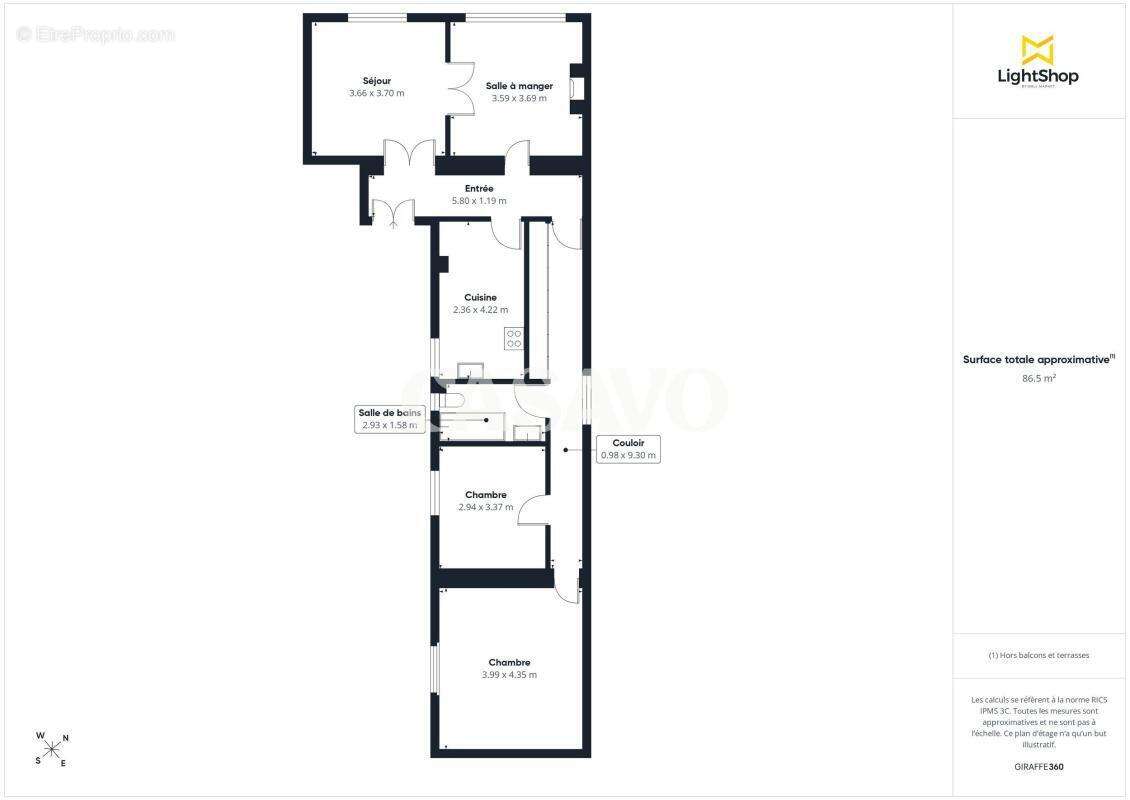 Appartement à ASNIERES-SUR-SEINE