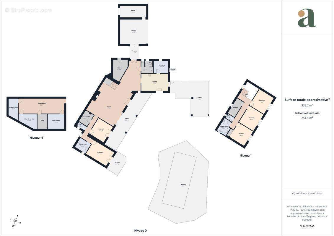 Prestigieuse maison T8 de 233m² sur un terrain de 6700m² avec piscine à Rognes 13840 - photo 28