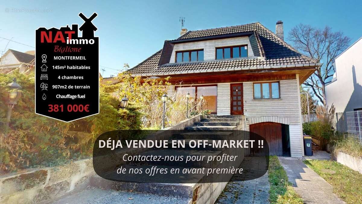 Maison à MONTFERMEIL