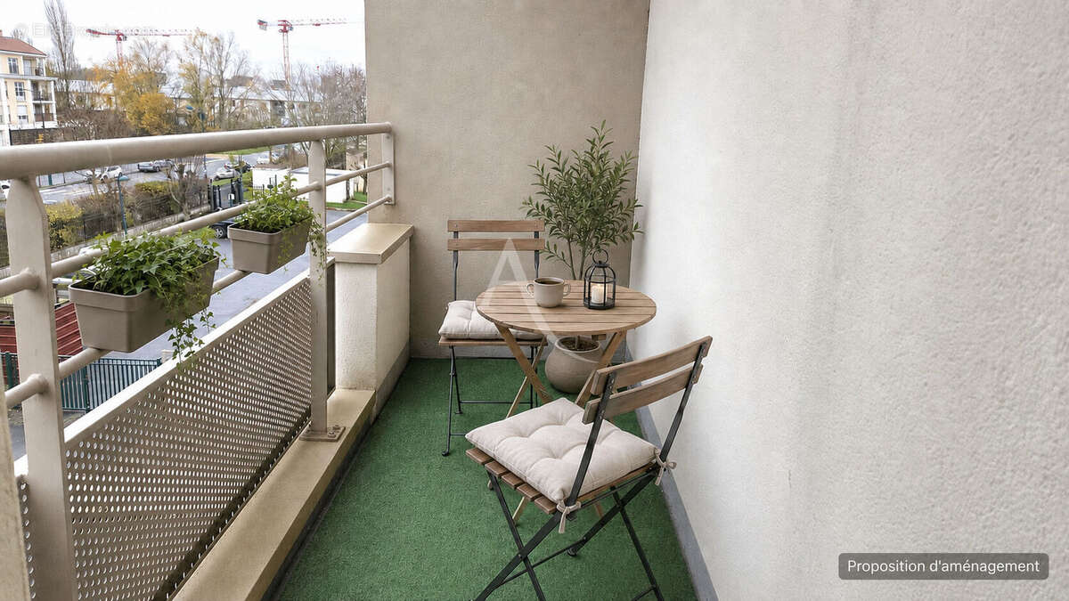 Studio à Montévrain avec son balcon et parking - photo 5