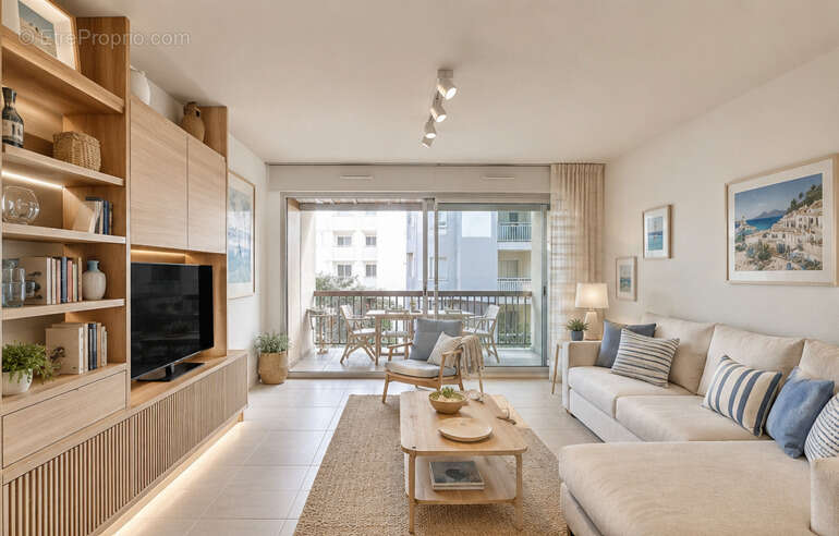 T1 bis de 32 m2 avec terrasse, aperçu océan et cave - photo 5