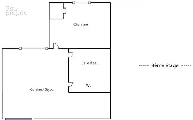 Savigny-sur-Orge - 2 pièces de 47 m2 avec TERRASSE, 2 parkings - Vendu loué ! - photo 2