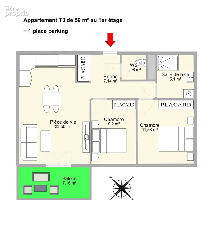 Appartement recent - photo 10