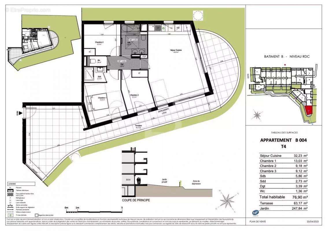 Appartement à VILLENEUVE-LOUBET