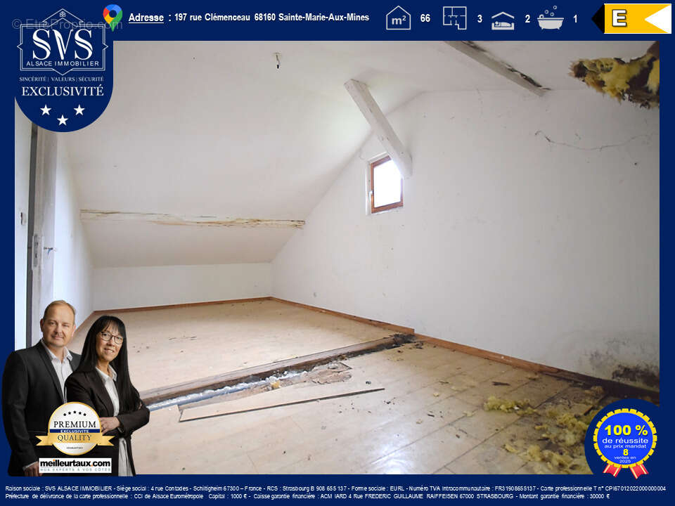 Appartement à SAINTE-MARIE-AUX-MINES